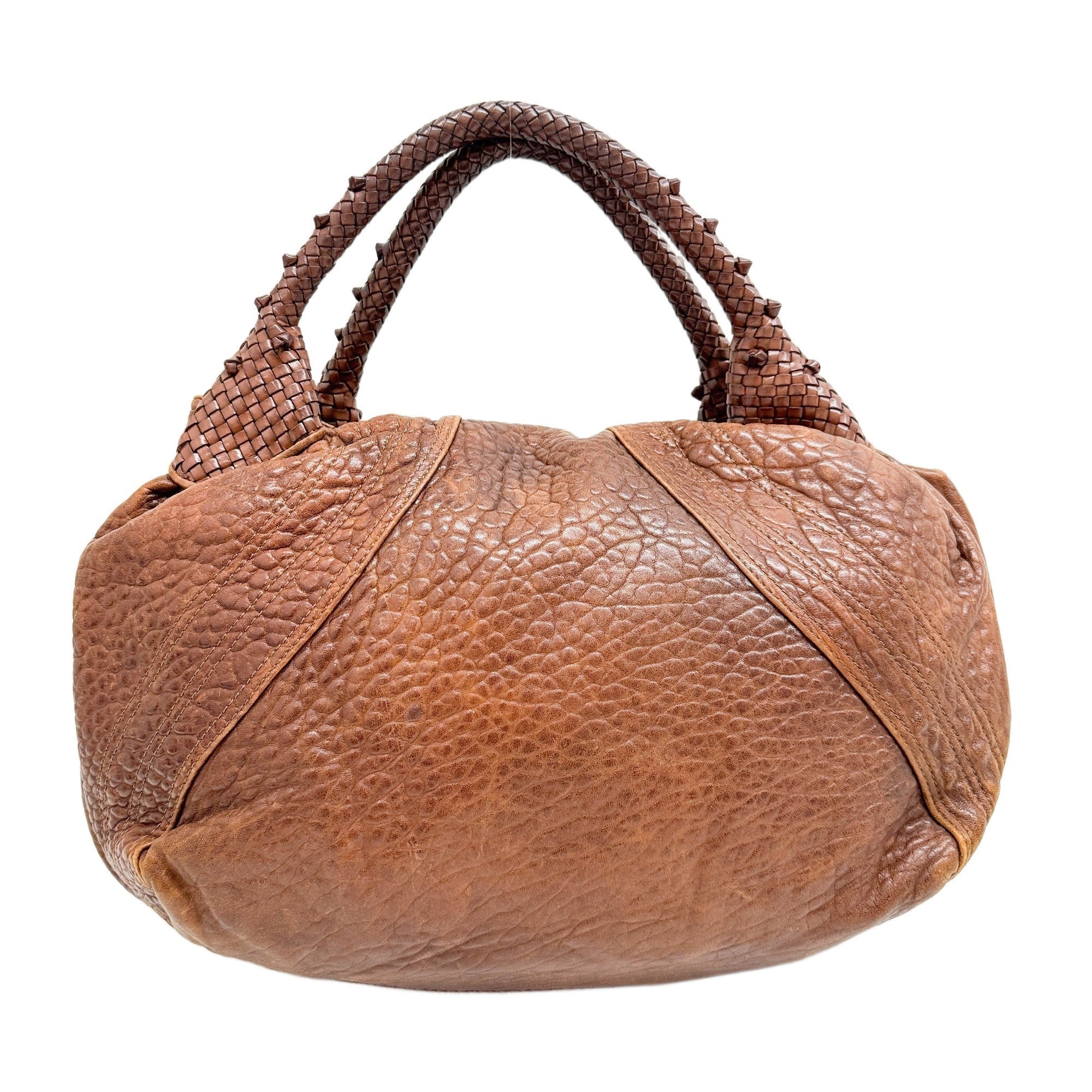 Spy Brown Leather Shoulder Bag