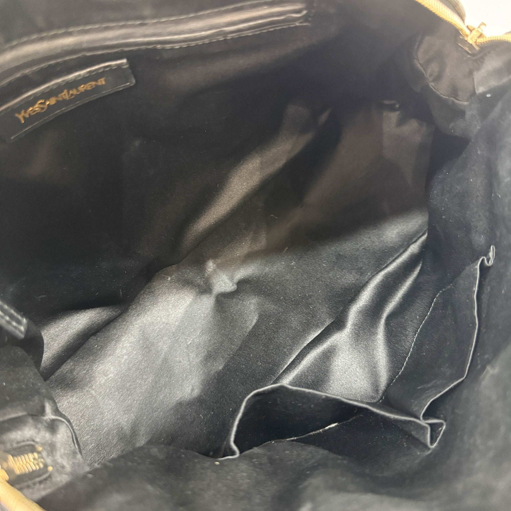 Muse Black Leather Shoulder Bag