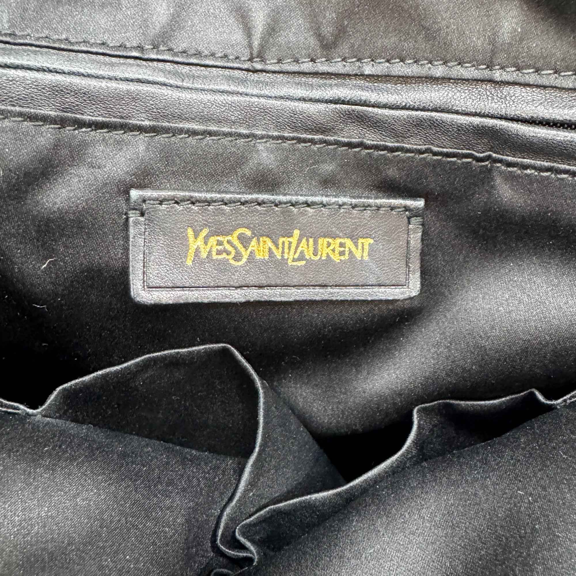 Muse Black Leather Shoulder Bag