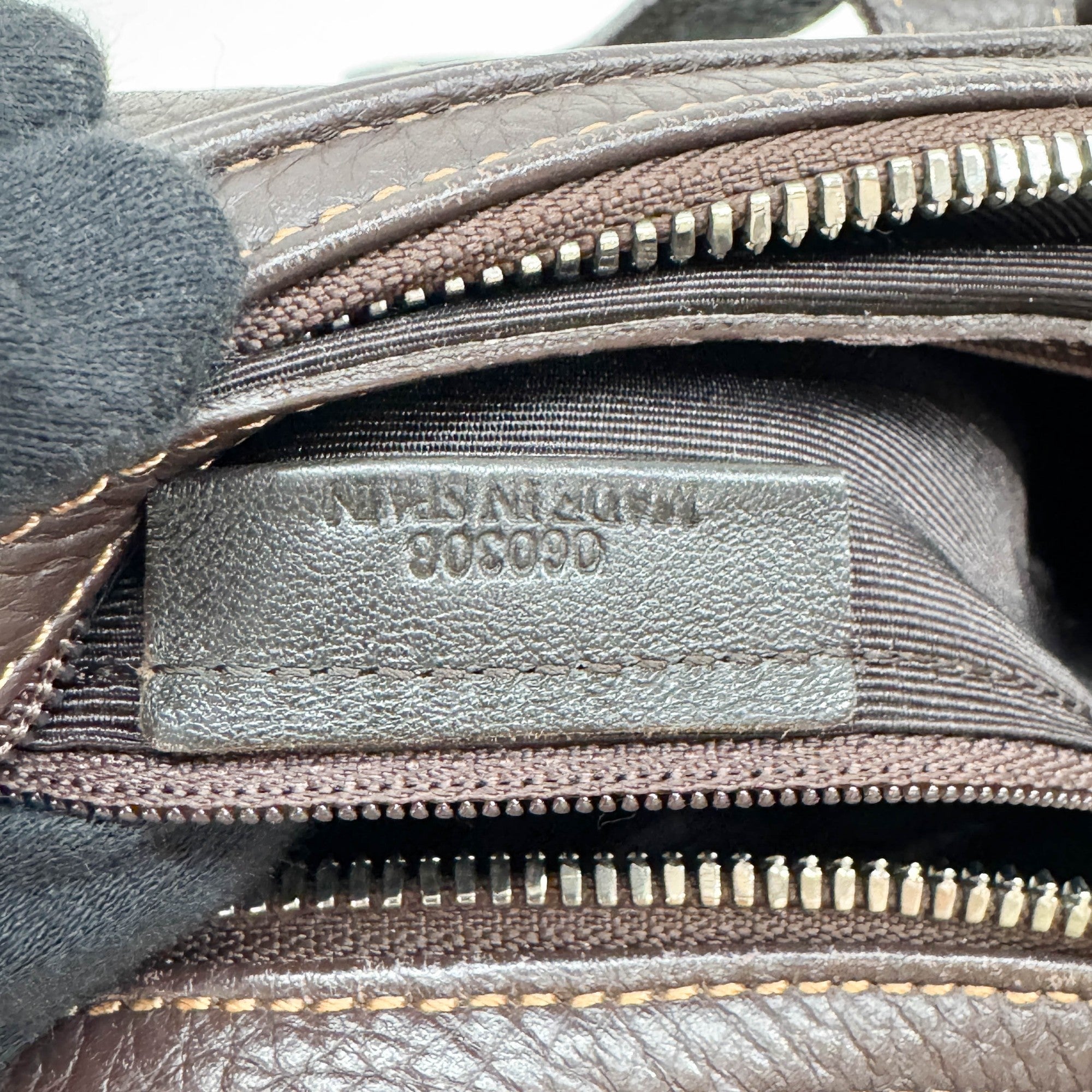 Senda Brown Leather Shoulder Bag