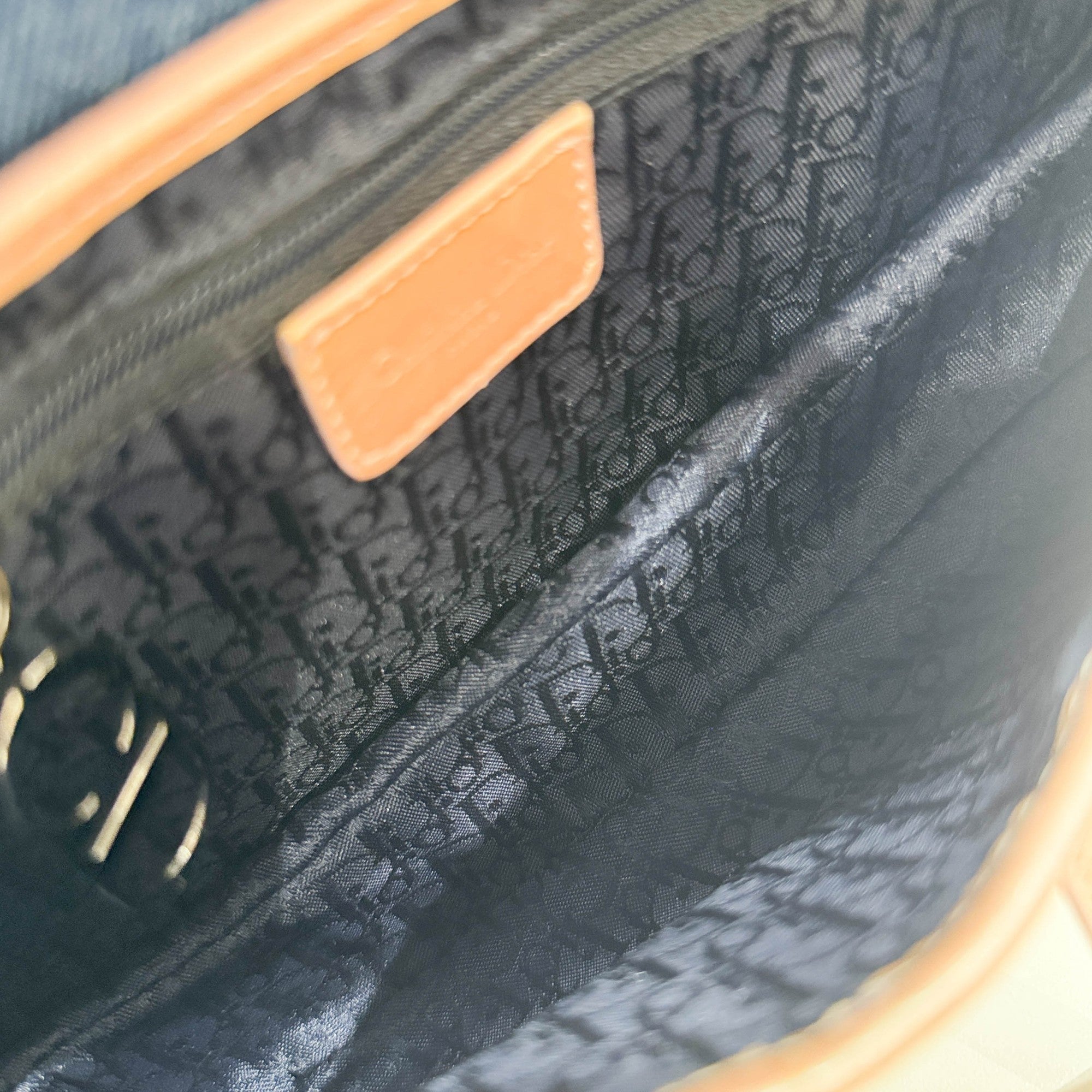 Saddle Blue Denim Shoulder Bag