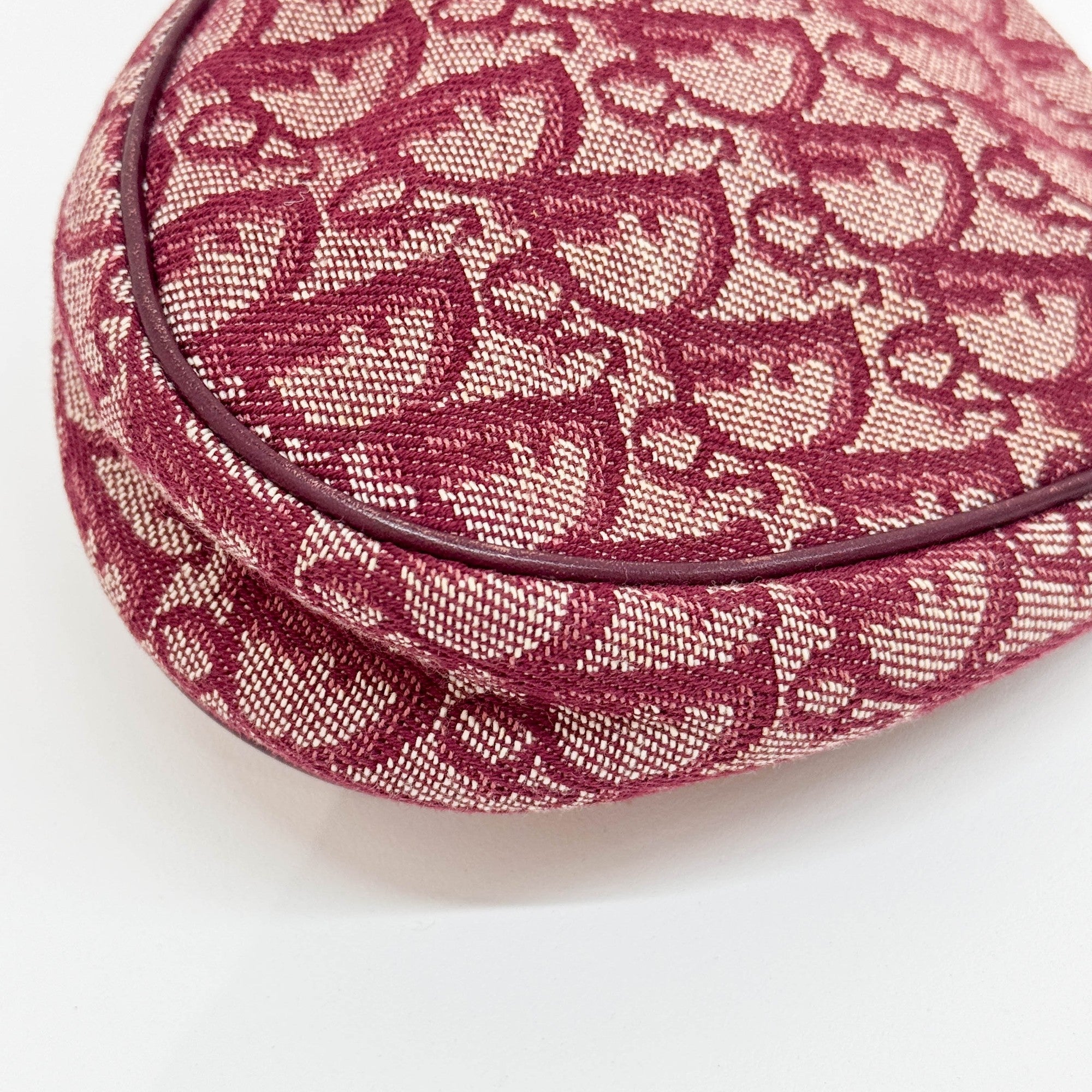 Saddle Red Trotter Canvas Shoulder Bag