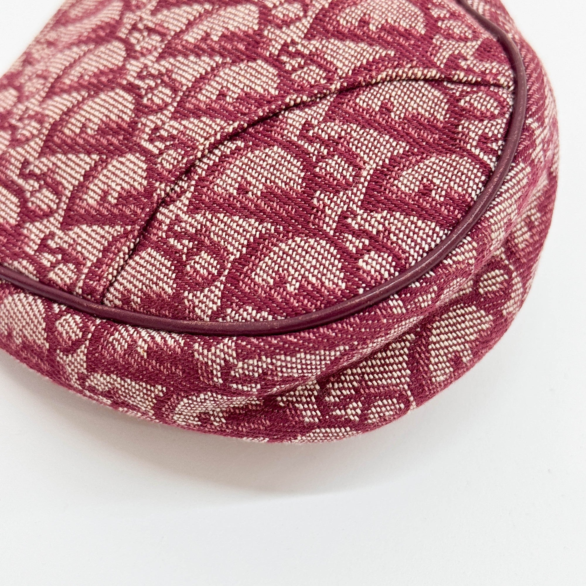 Saddle Red Trotter Canvas Shoulder Bag