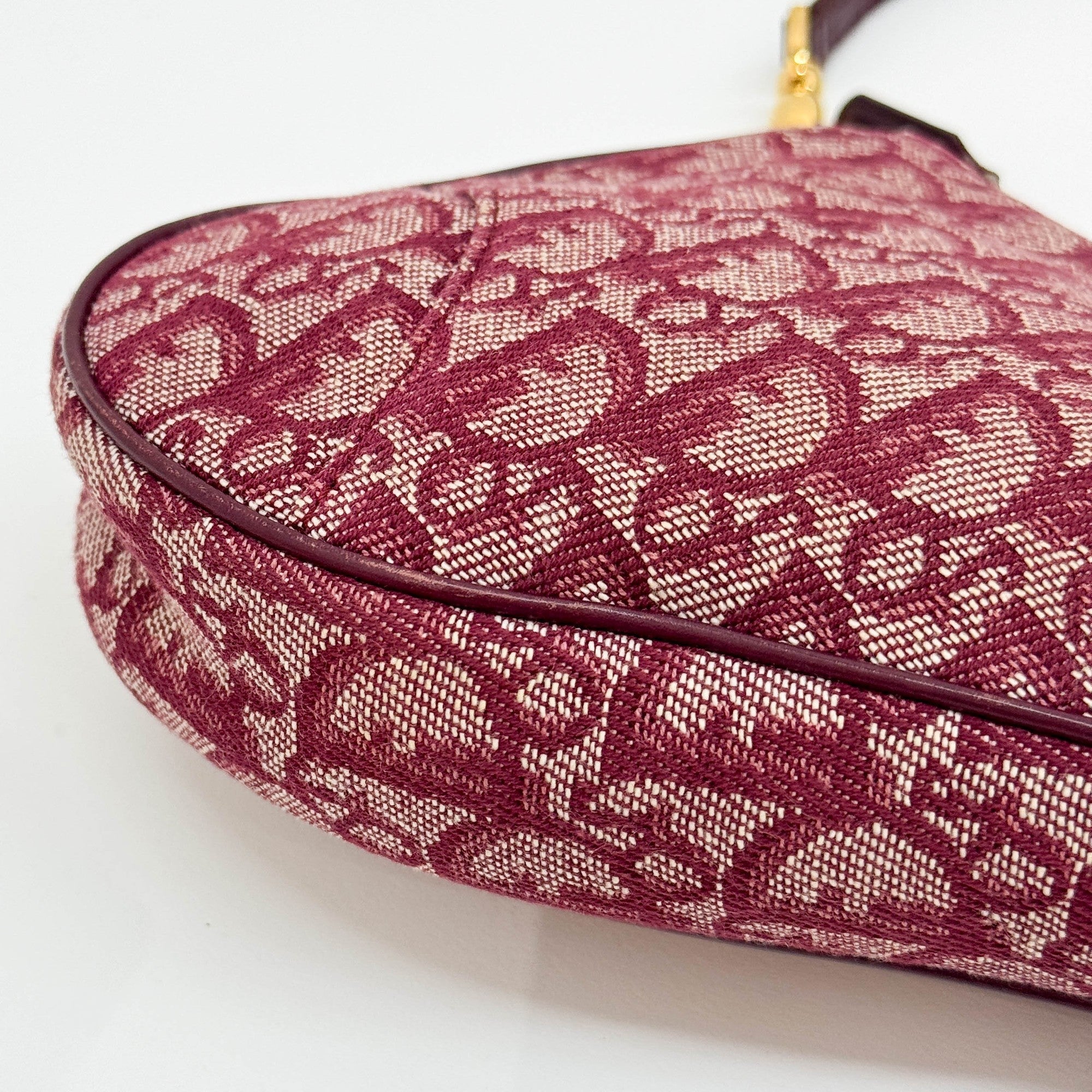 Saddle Red Trotter Canvas Shoulder Bag