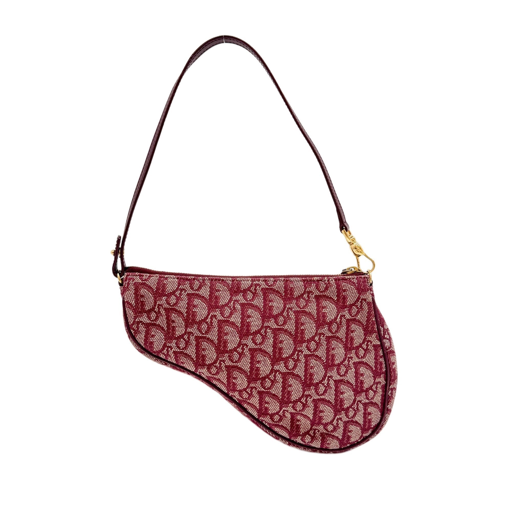 Saddle Red Trotter Canvas Shoulder Bag