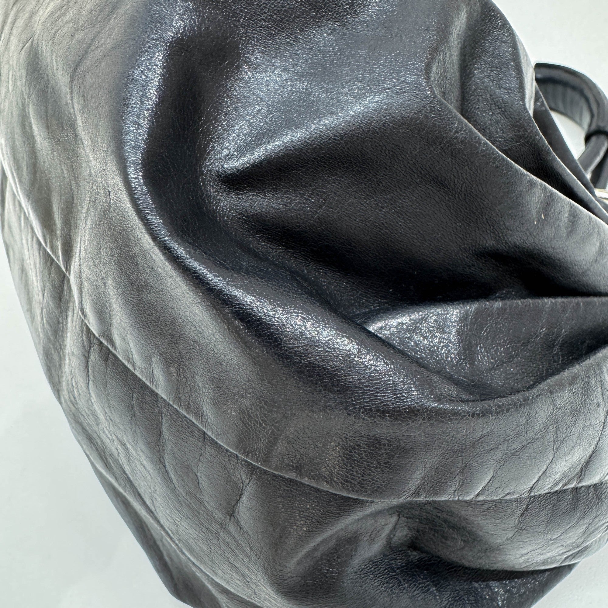 Black Leather Shoulder Bag