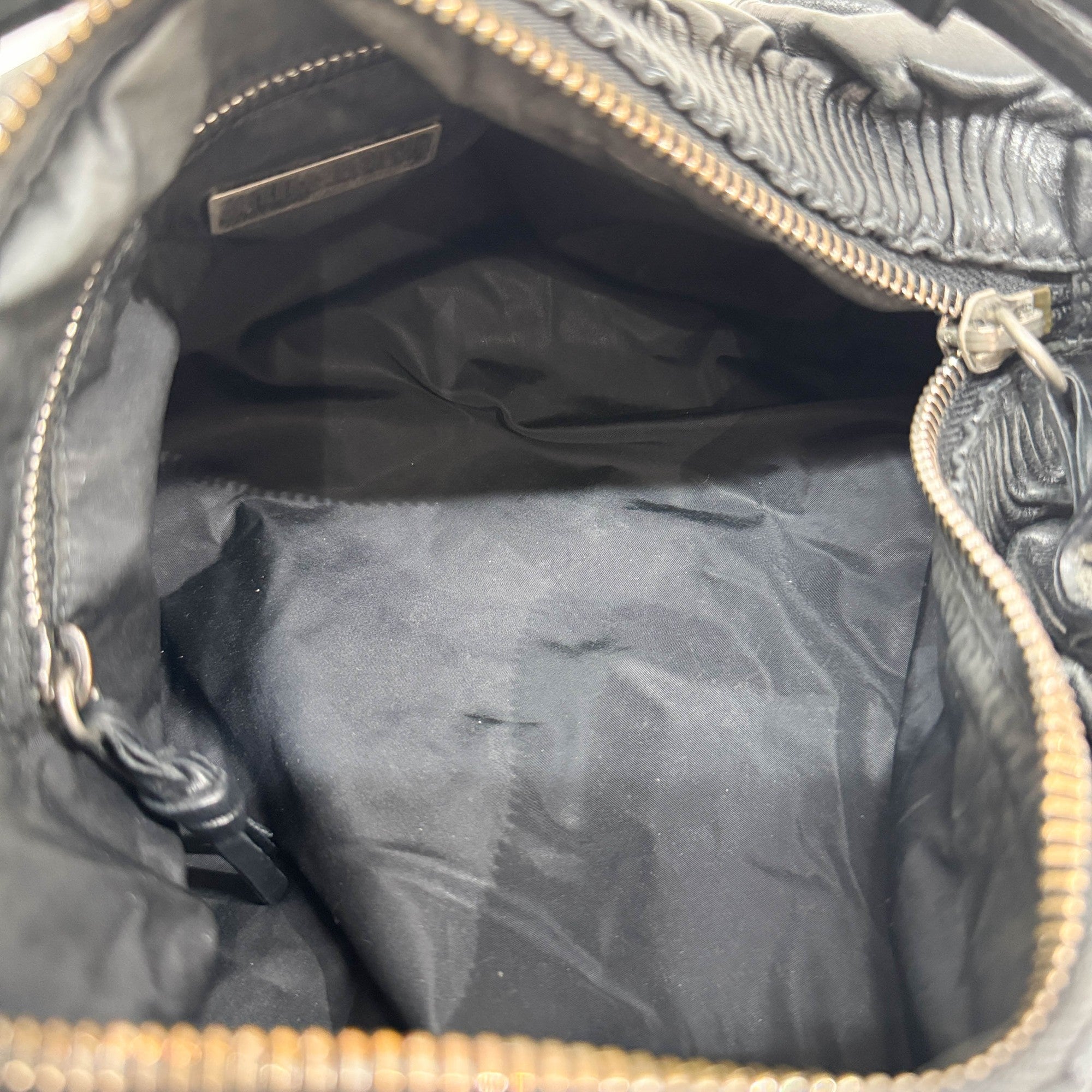 Black Leather Shoulder Bag