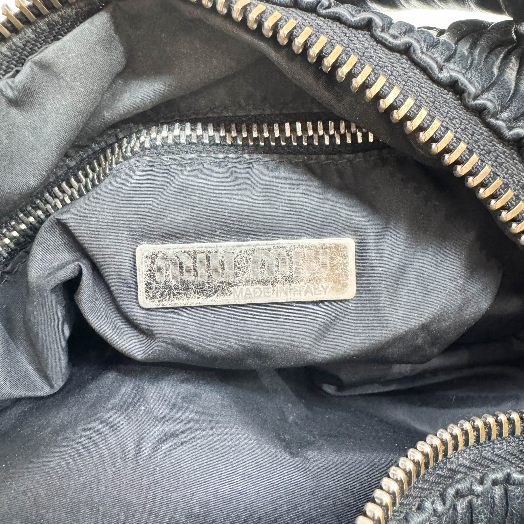 Black Leather Shoulder Bag