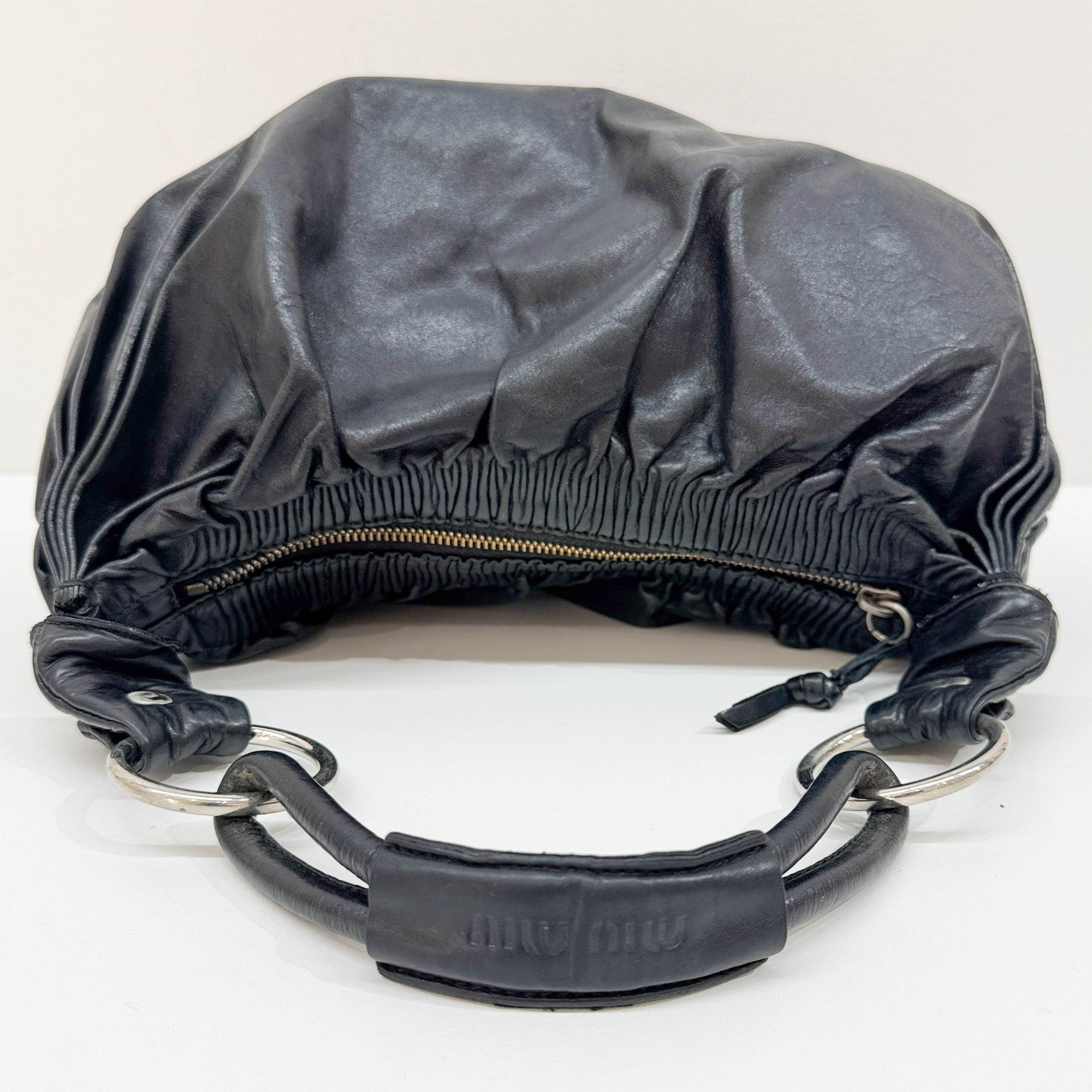 Black Leather Shoulder Bag