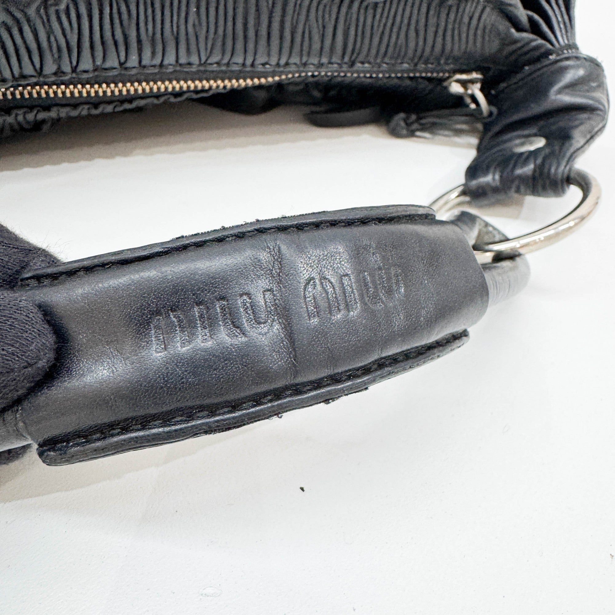 Black Leather Shoulder Bag