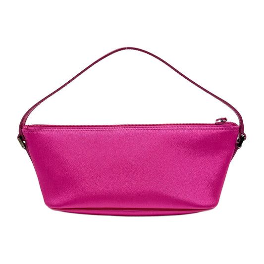 Boat Fuchsia Satin Shoulder Pochette