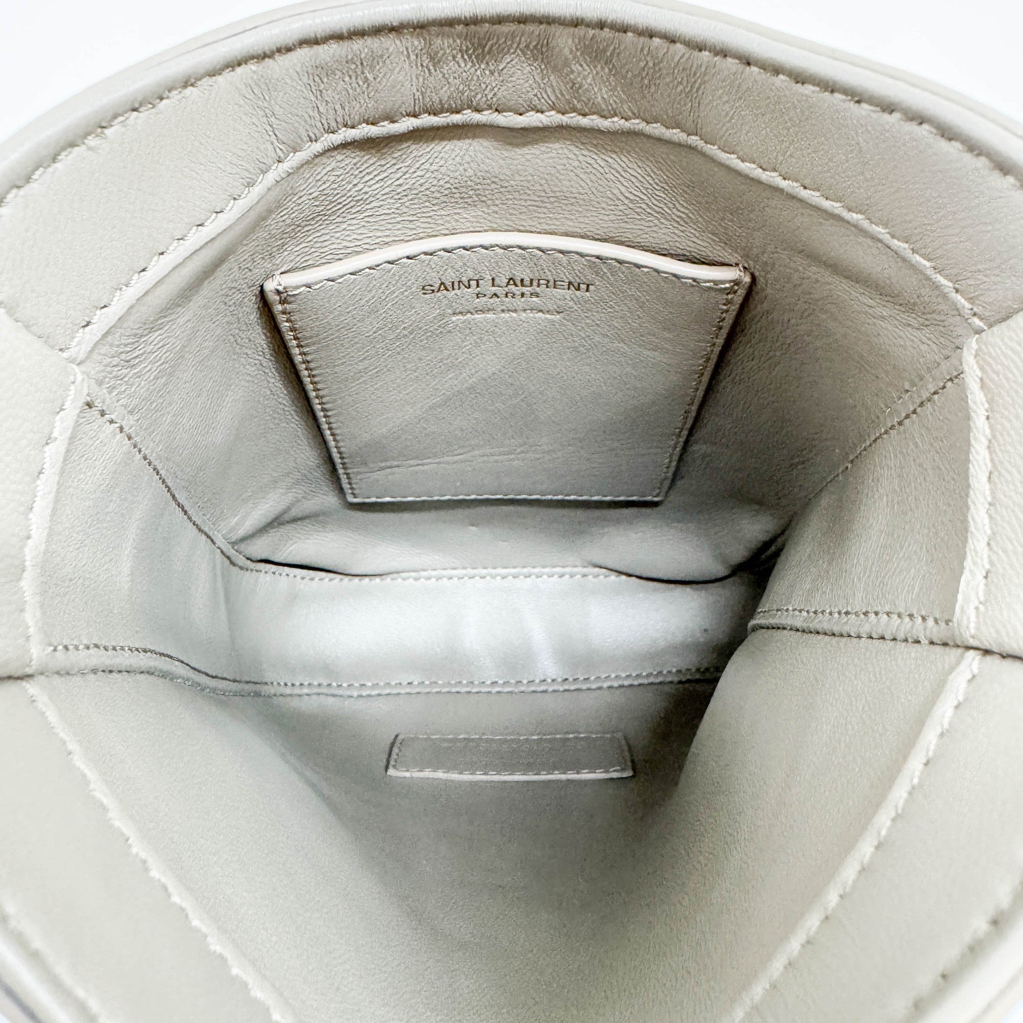 Mini Vertical Elephant Gray Suede Shoulder Bag