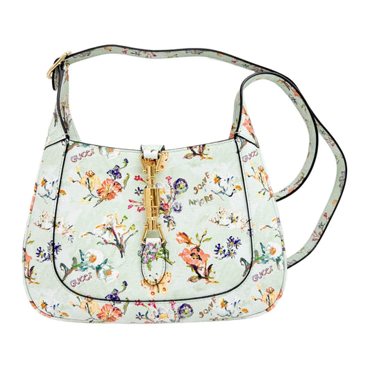 Jackie 1961 Limited Edition Pastel Green "Flora" Leather Shoulder Bag