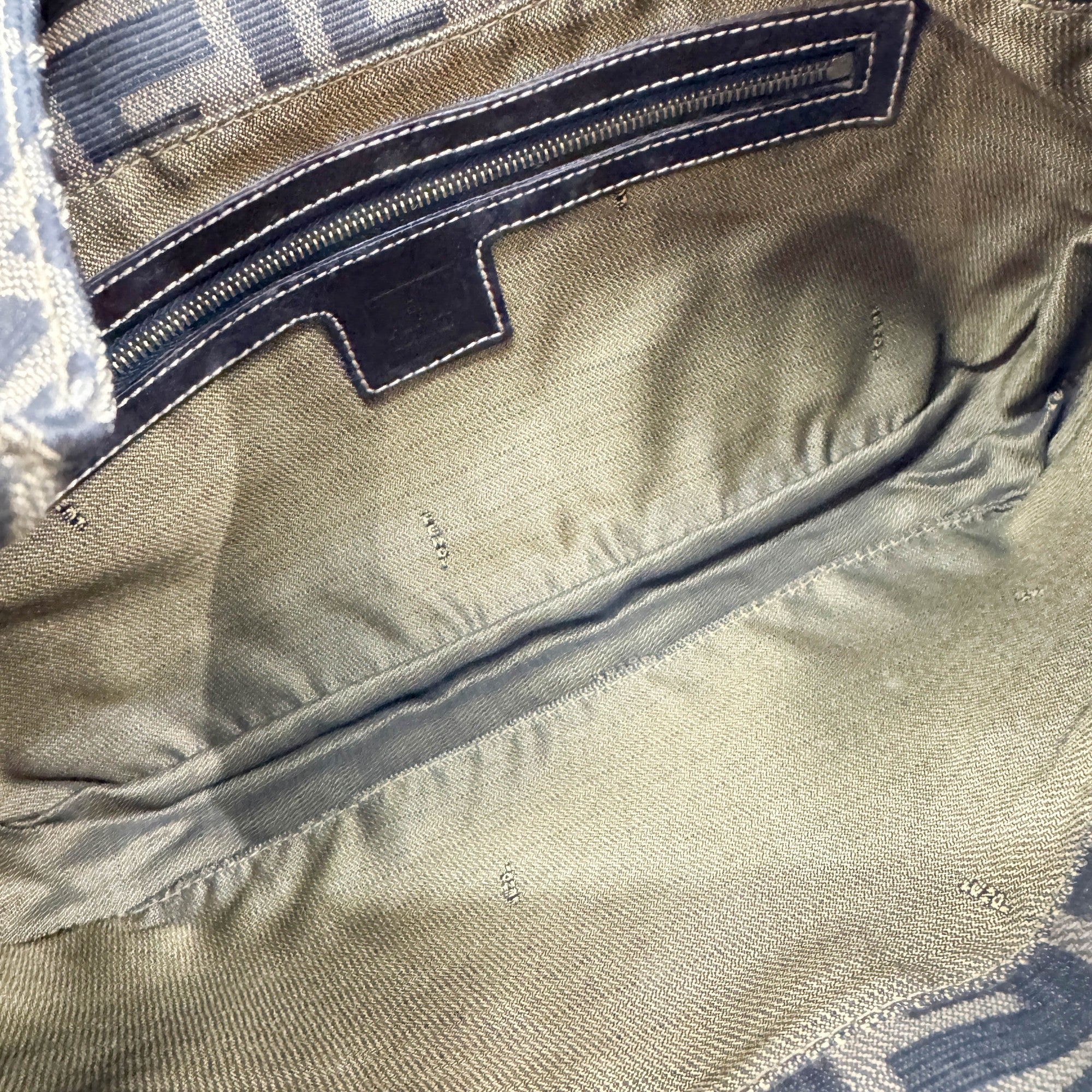 Brown Zucca Canvas Shoulder Bag