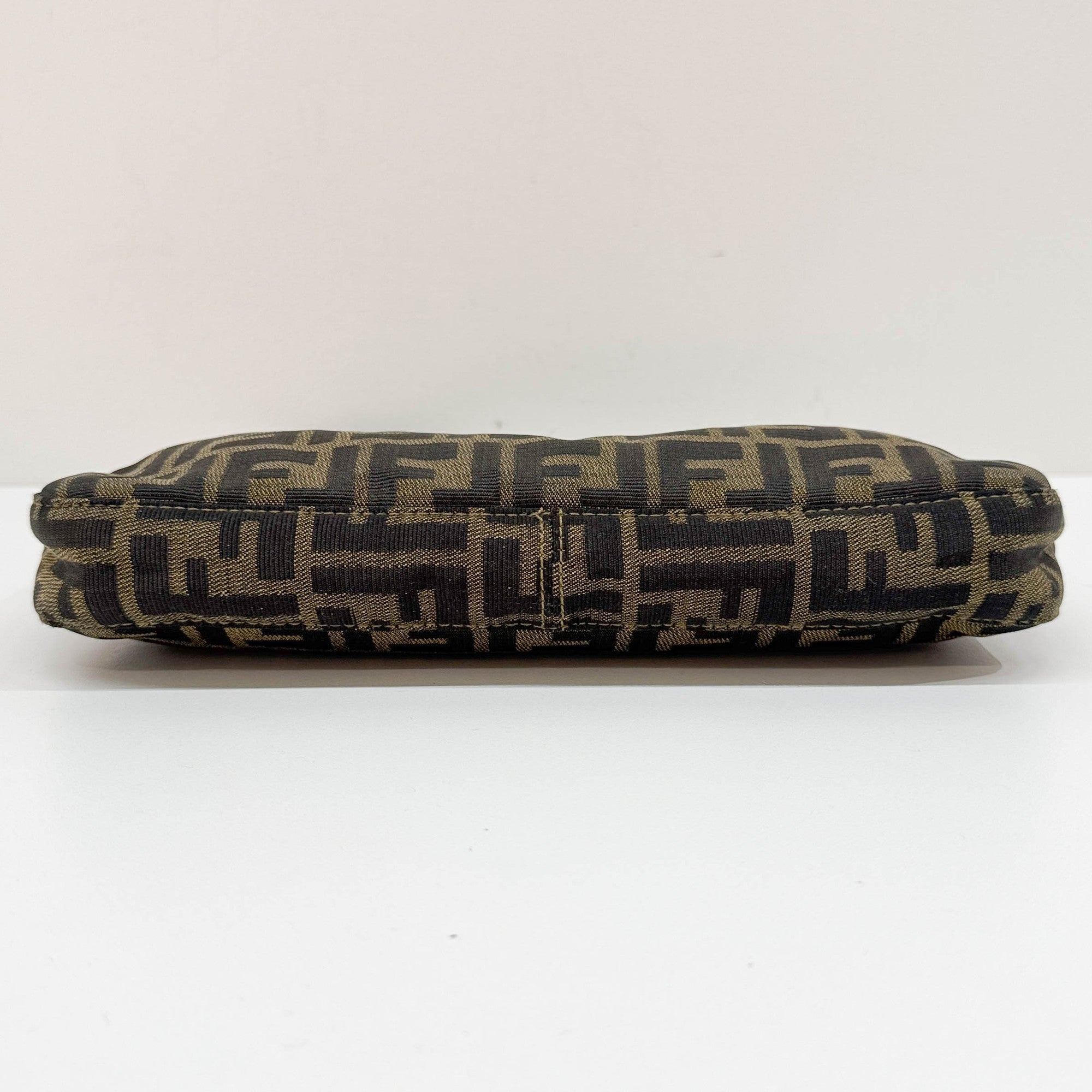 Brown Zucca Canvas Shoulder Bag