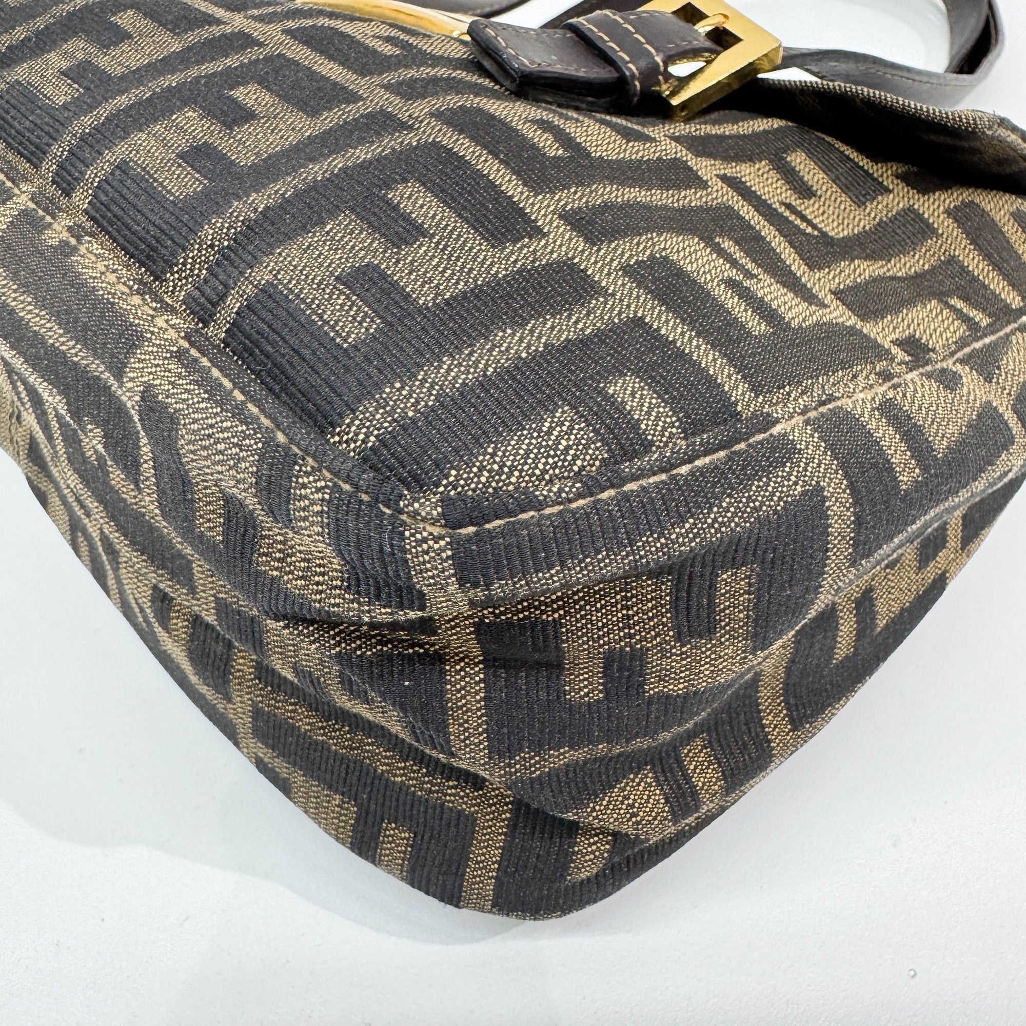 Brown Zucca Canvas Tote Bag