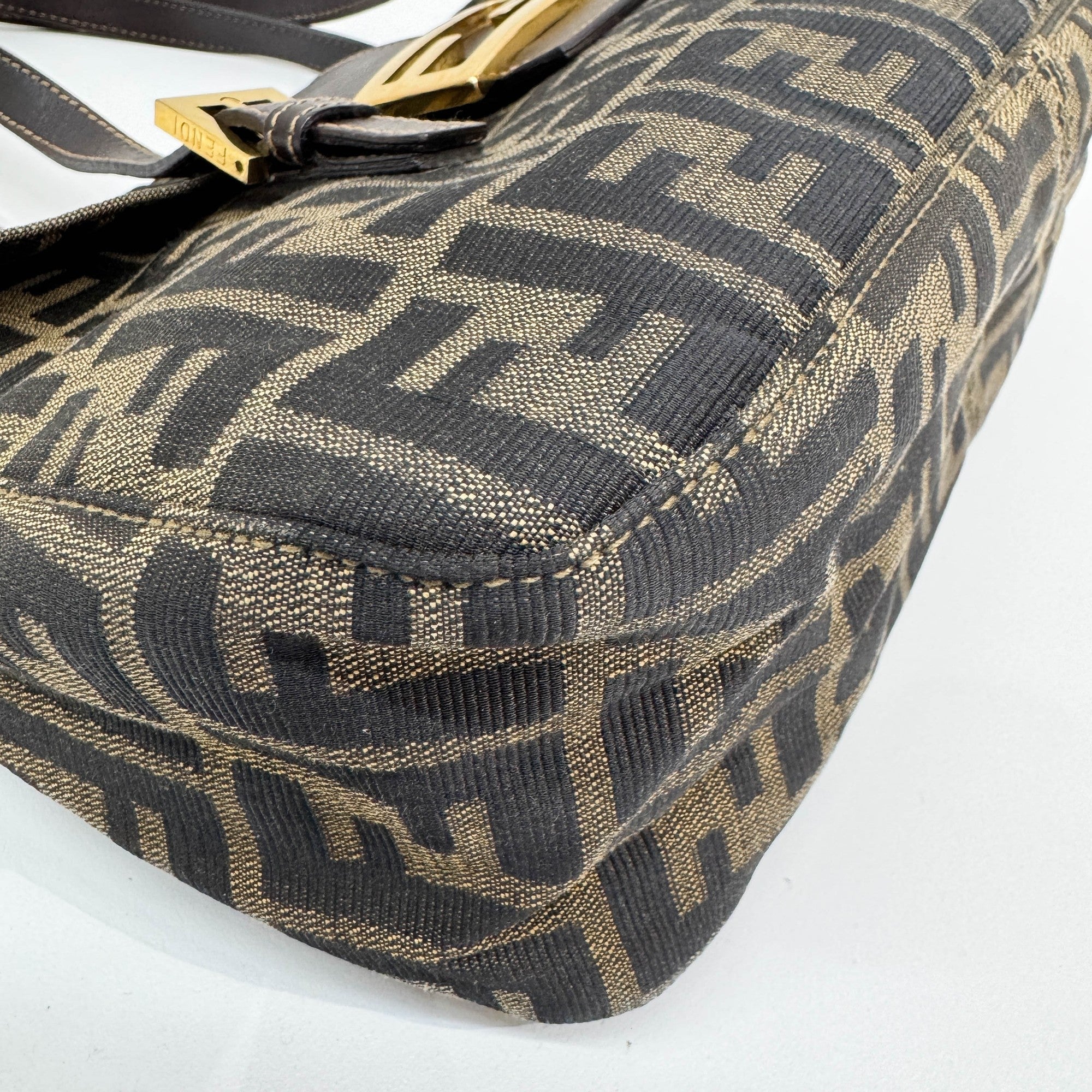 Brown Zucca Canvas Tote Bag