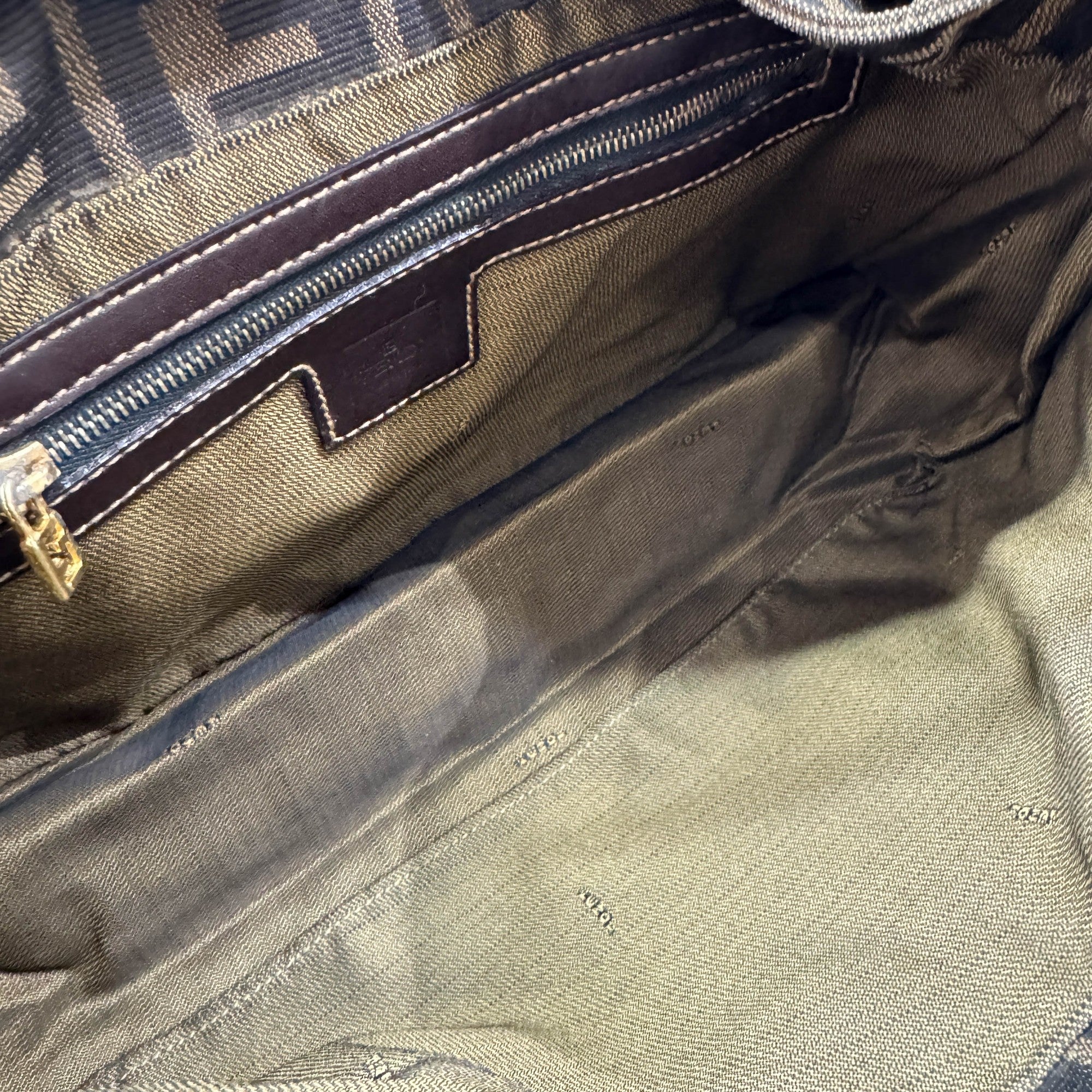 Brown Zucca Canvas Tote Bag