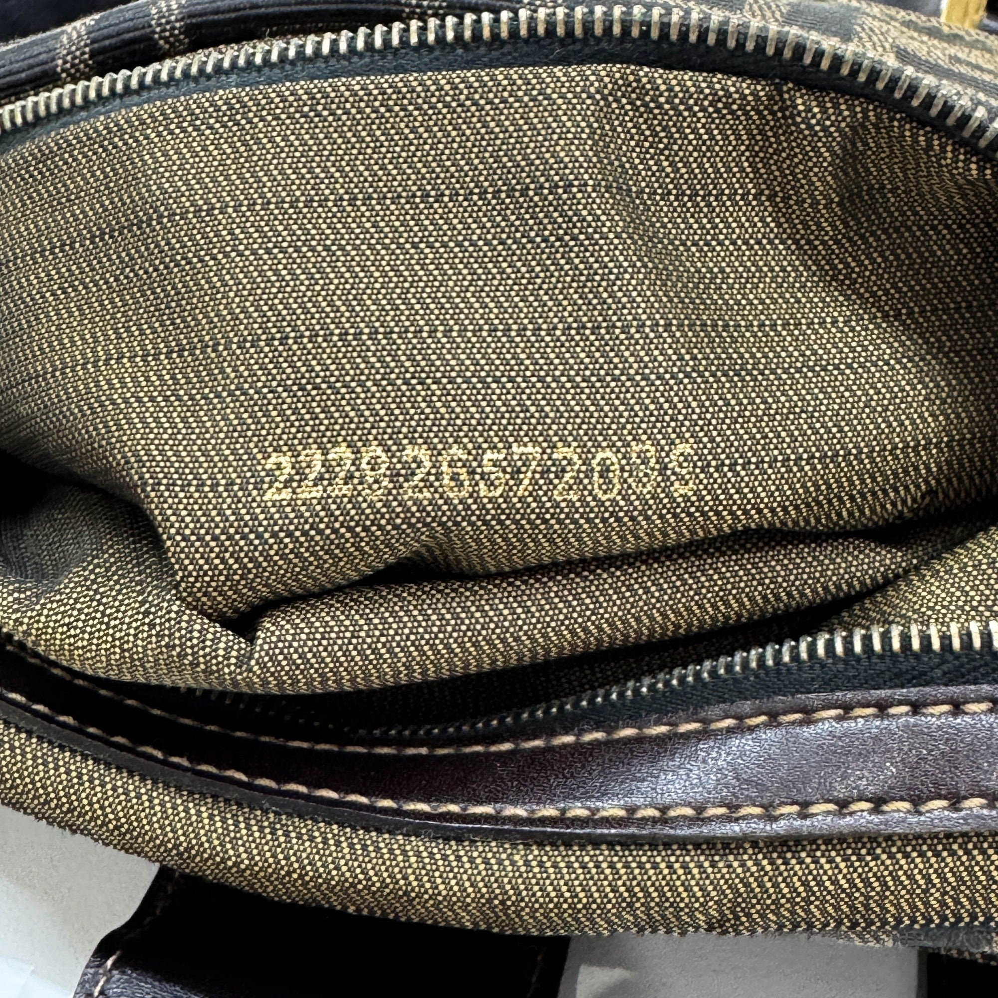 Brown Zucca Canvas Tote Bag