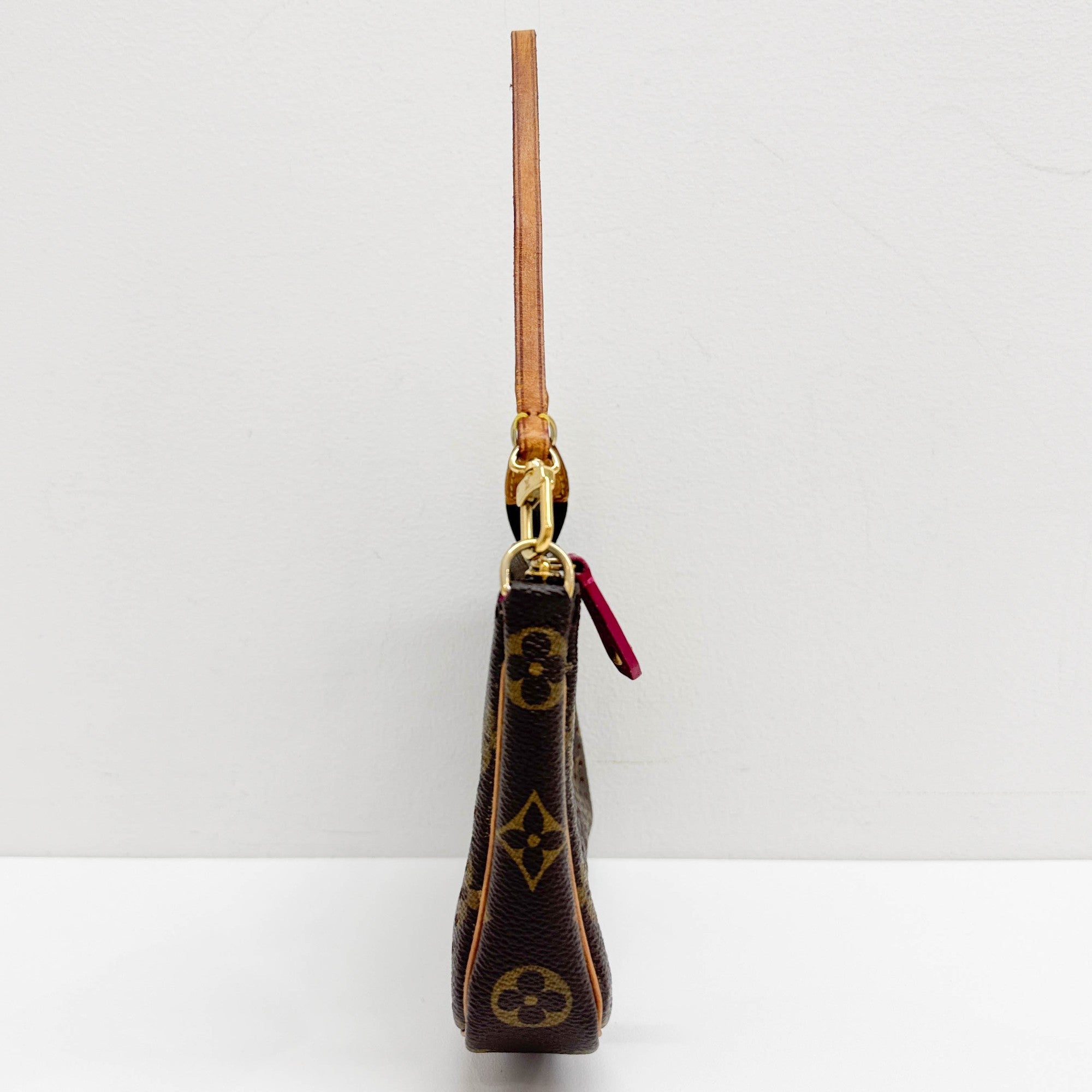 Pochette Accessoir Holes Brown Monogram Canvas Shoulder Bag