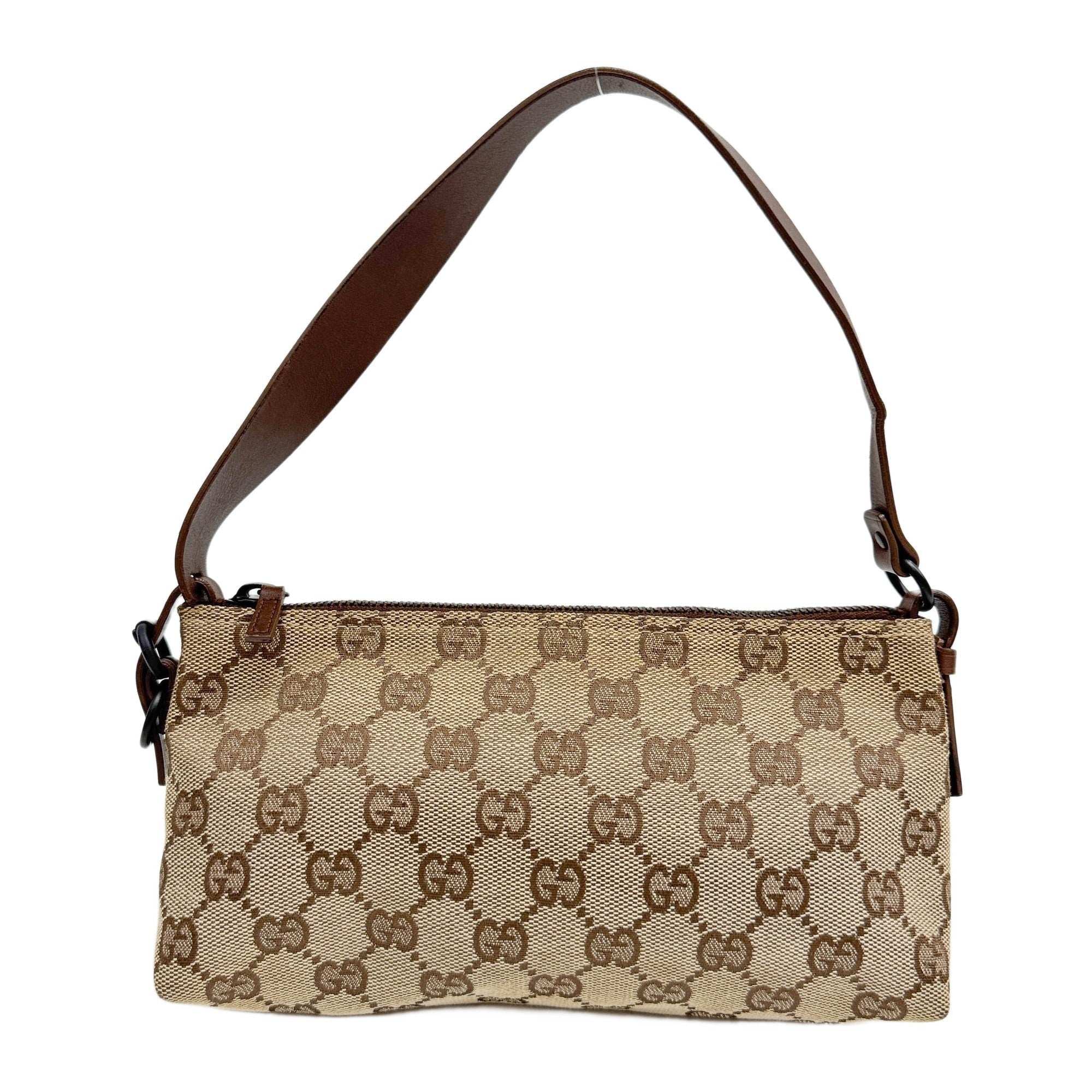 GG Brown Canvas Hand Bag