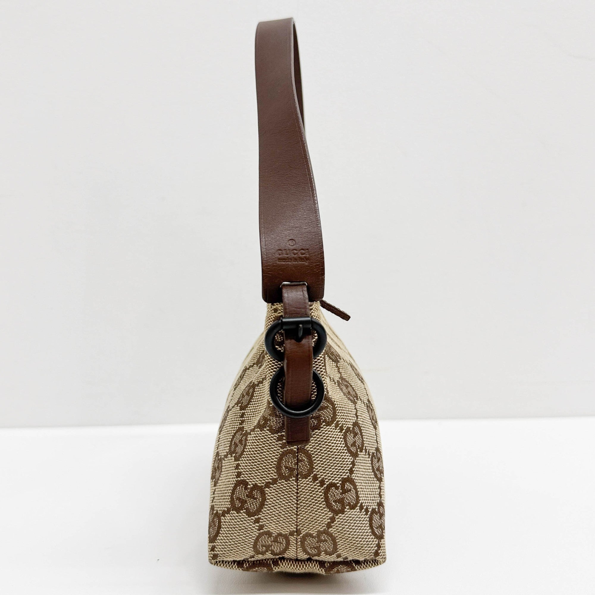GG Brown Canvas Hand Bag
