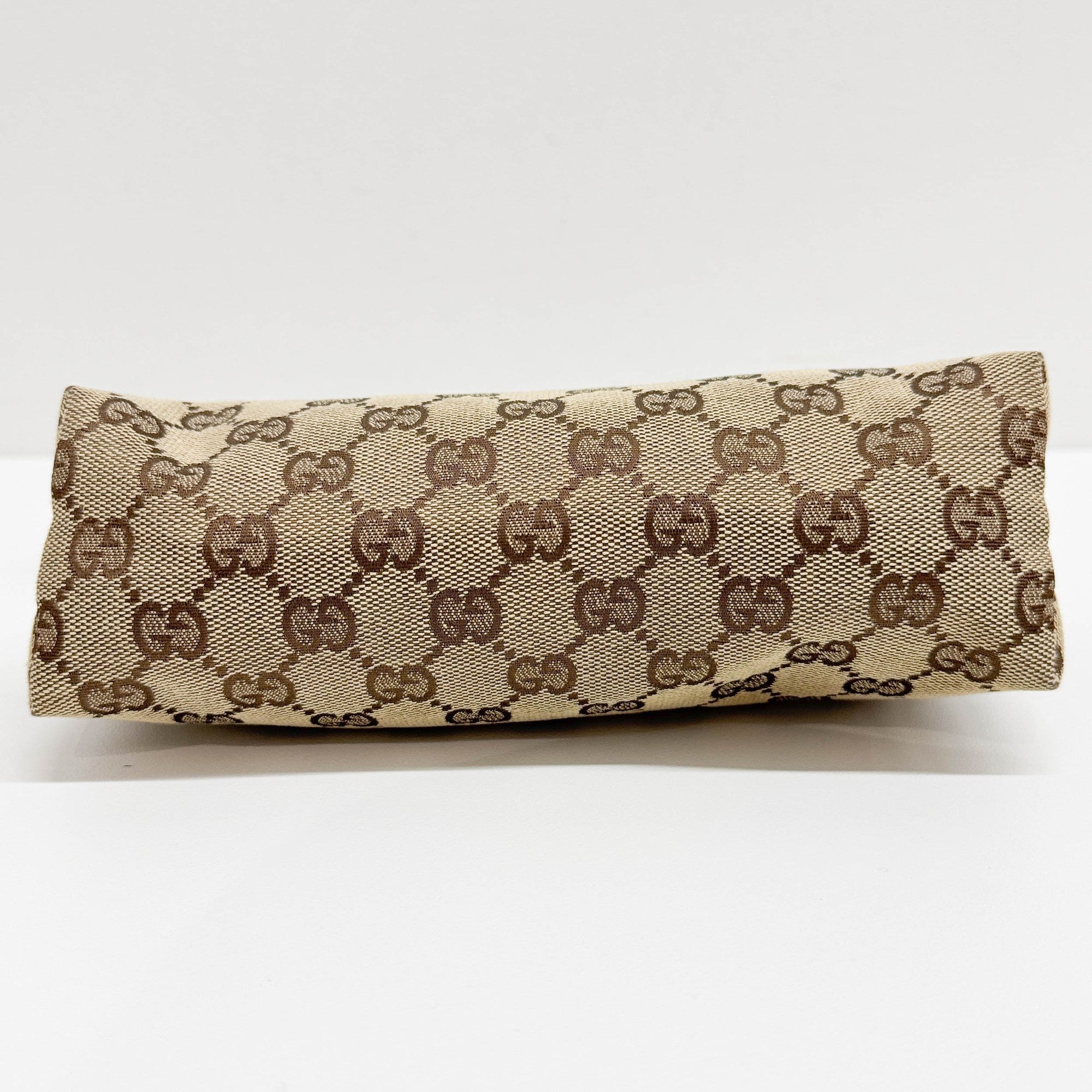 GG Brown Canvas Hand Bag