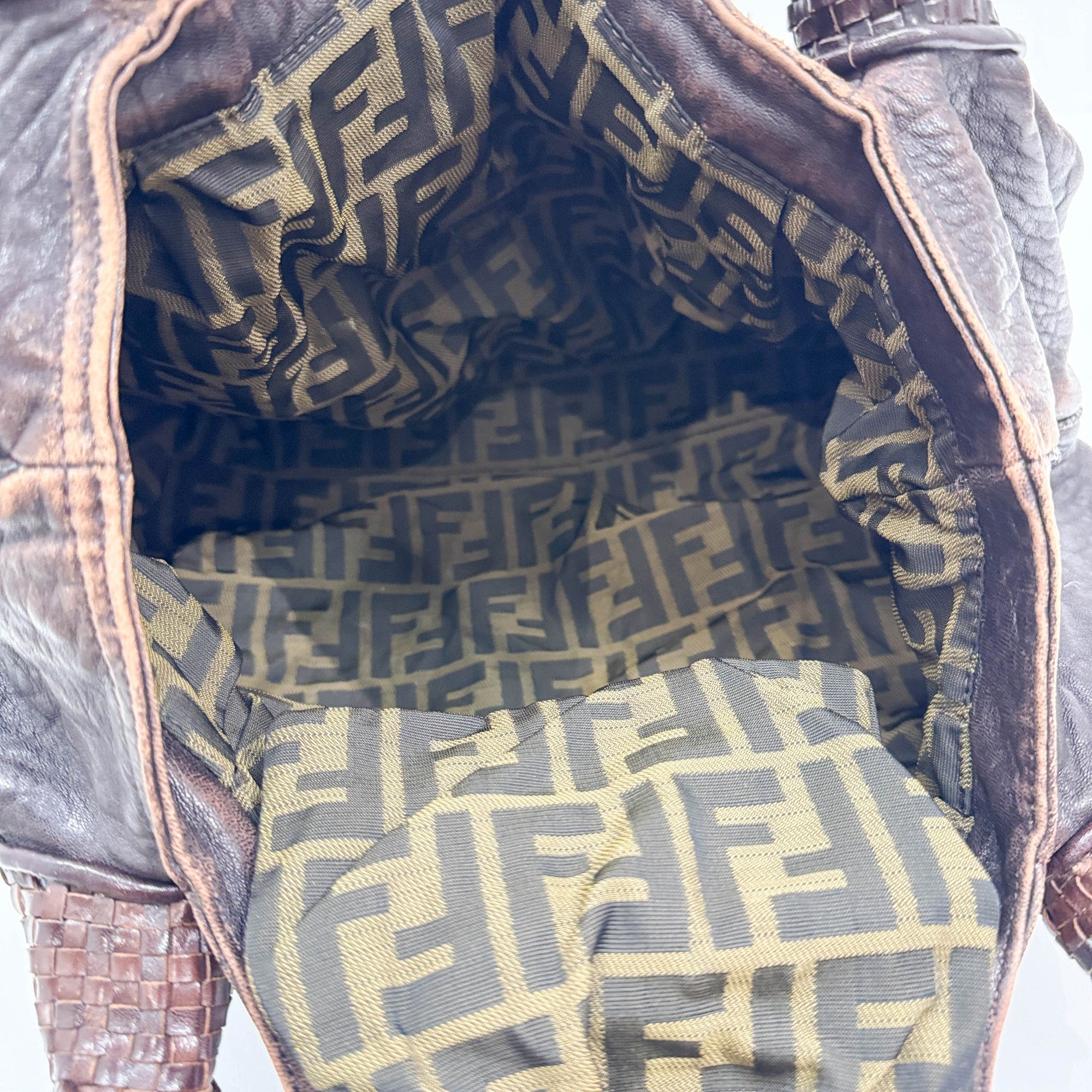 Spy Brown Leather Shoulder Bag