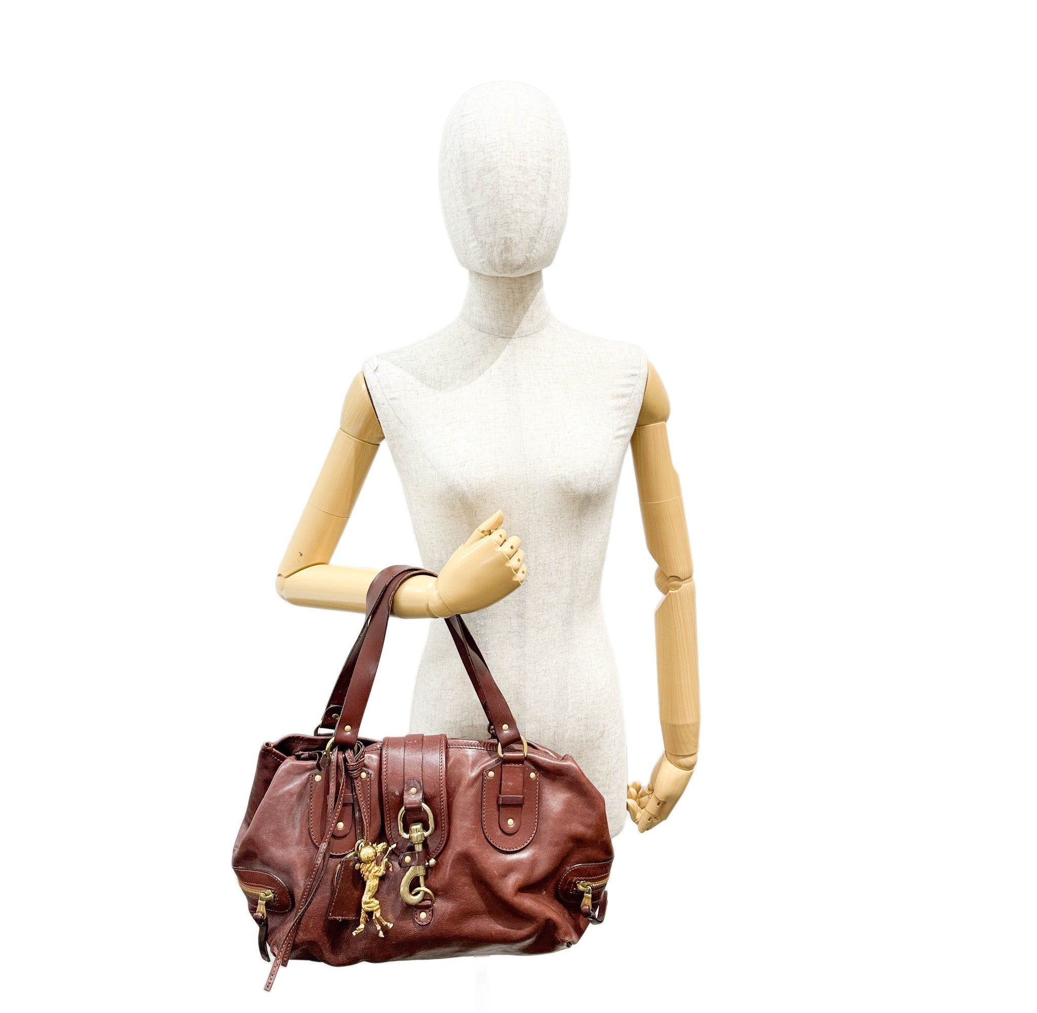 Kerala Brown Leather Hand Bag