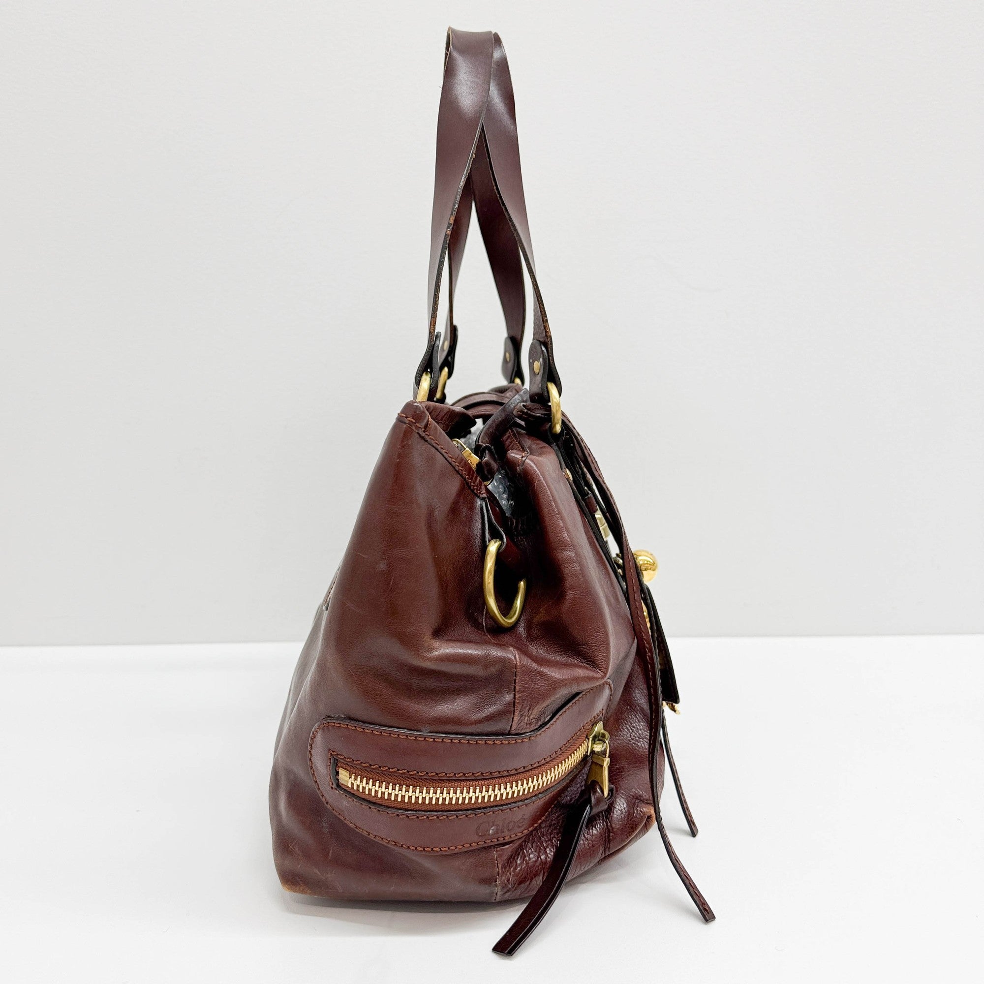 Kerala Brown Leather Hand Bag