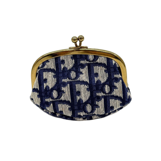 Blue Trotter Canvas Coin Purse