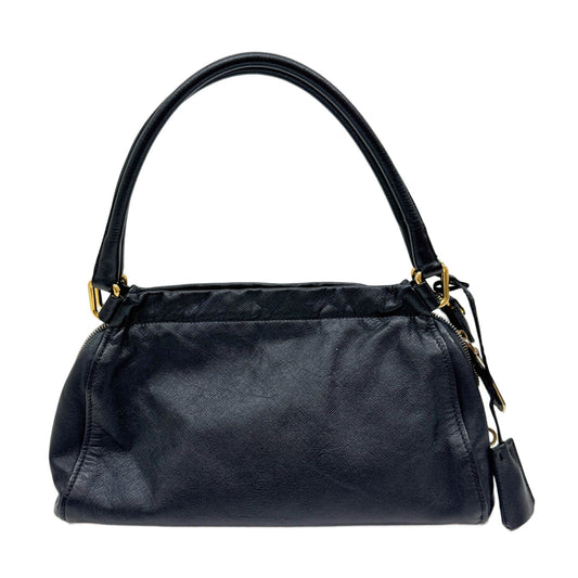 Black Leather Shoulder Bag