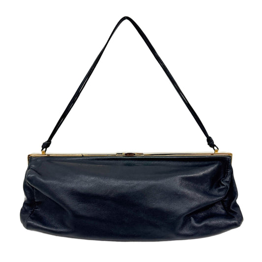Black Leather Shoulder Bag