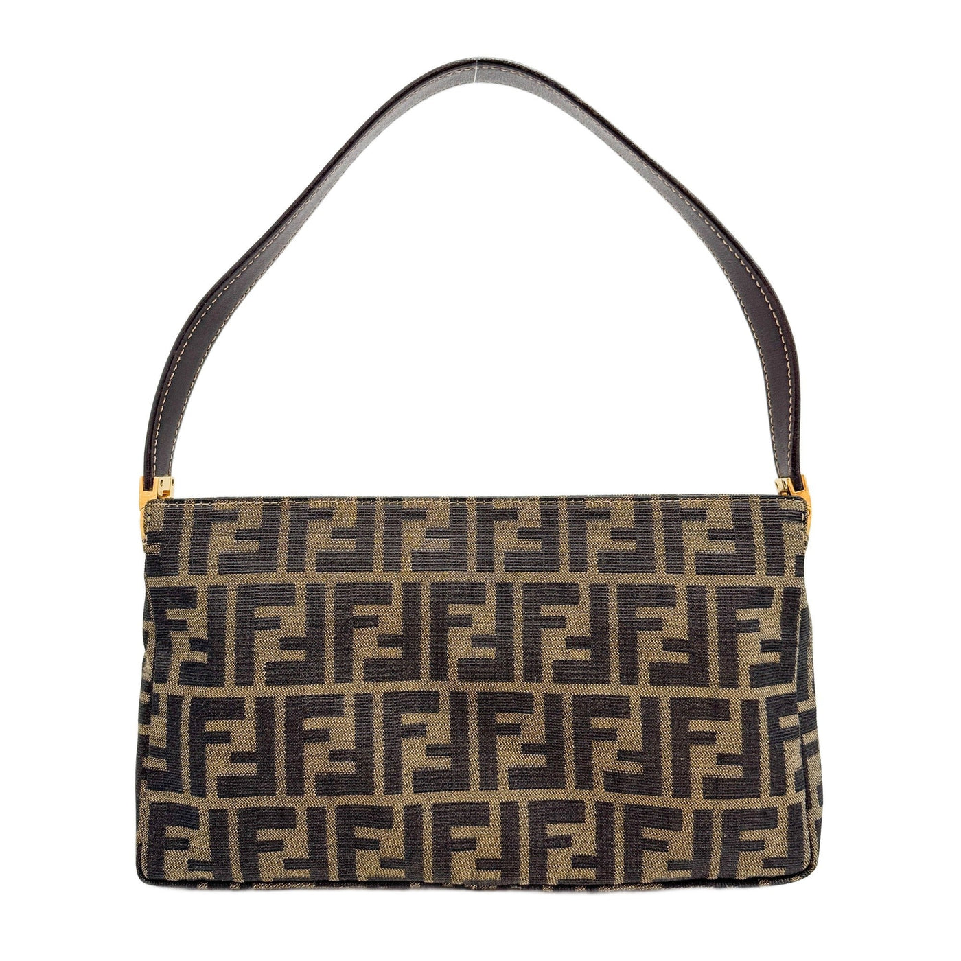 Brown Zucca Canvas Shoulder Bag