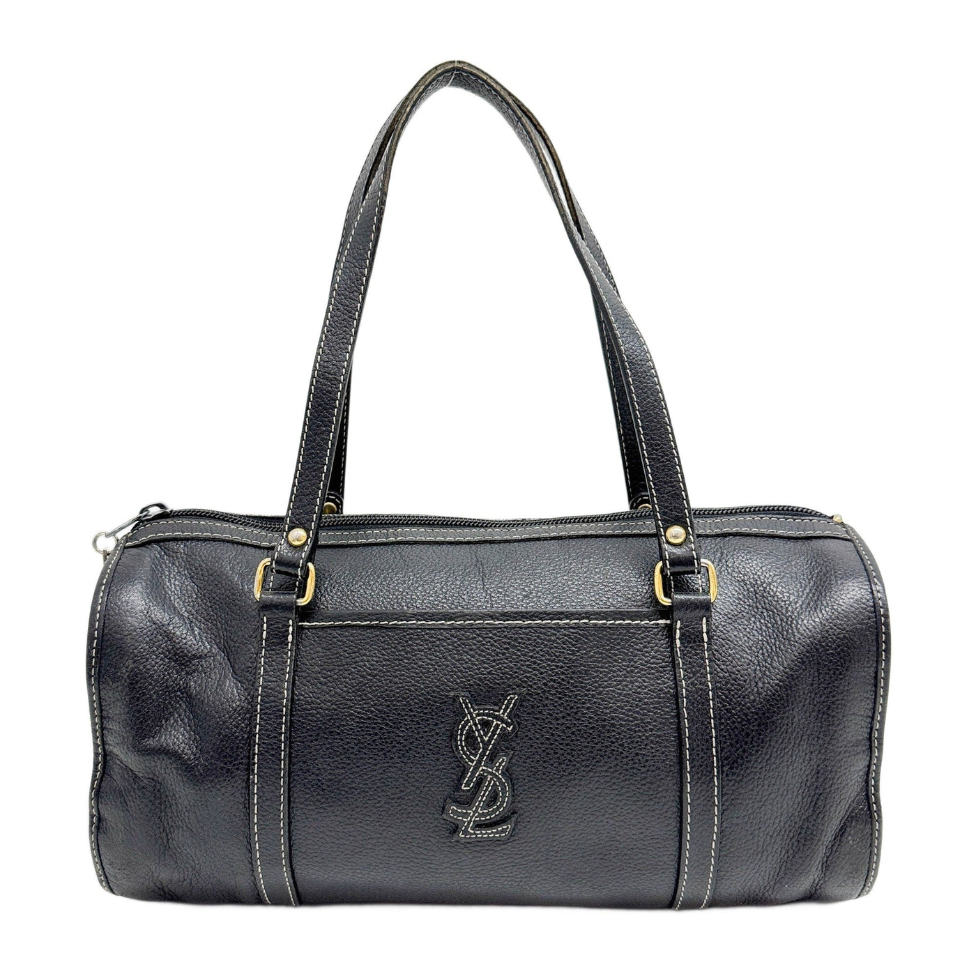 Black Leather Shoulder Bag