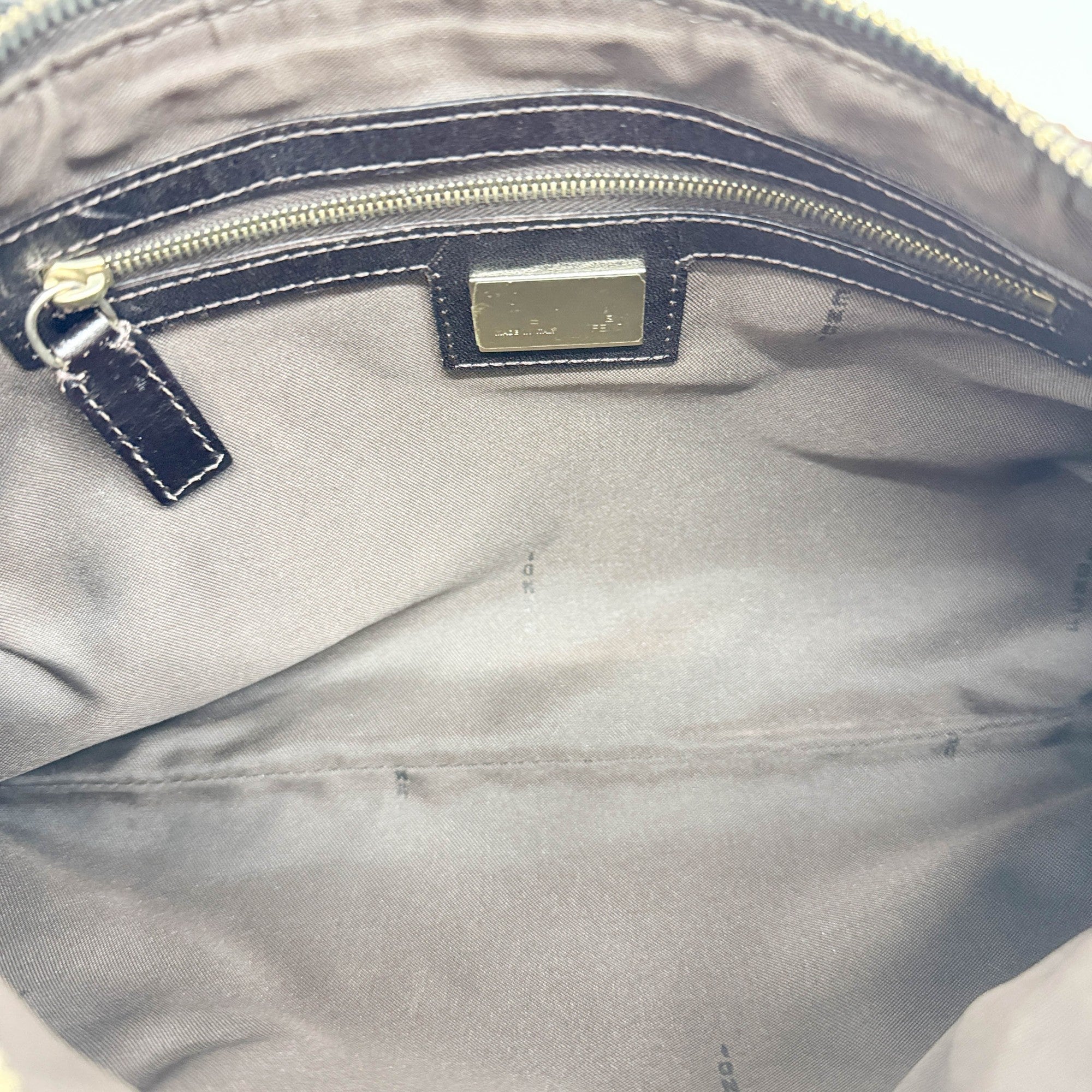 Brown Suede Shoulder Bag