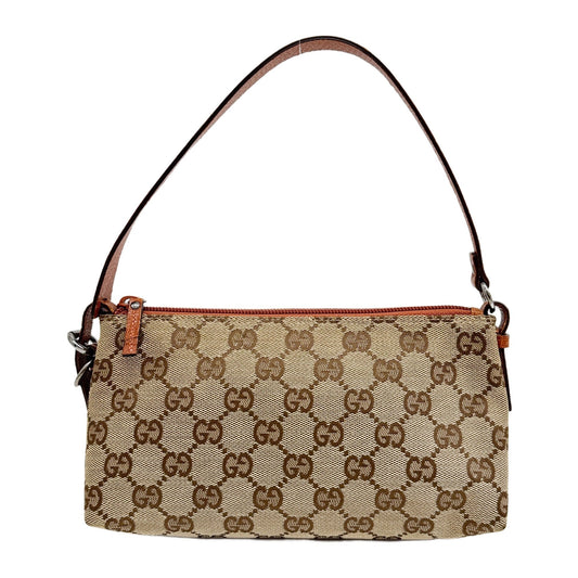 Brown GG Canvas Shoulder Bag