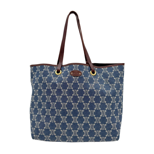 Triomphe Denim Tote Sholder Bag