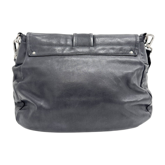 Black Leather Shoulder Bag
