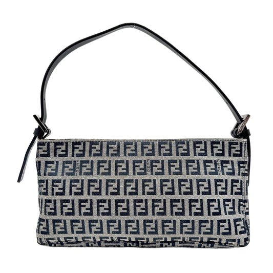 Zucchino Black Canvas Shoulder Bag