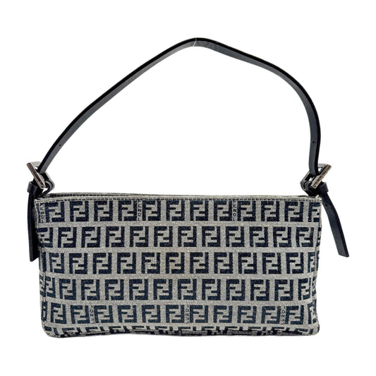 Zucchino Black Canvas Shoulder Bag