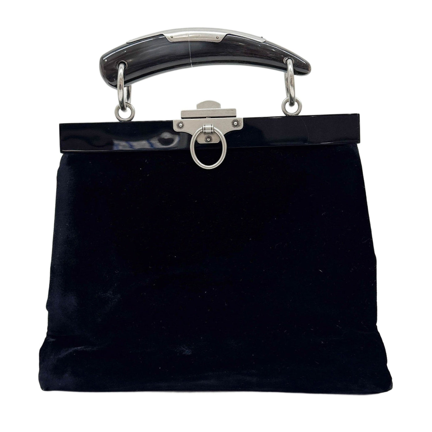 Mombasa Black Velvet Hand Bag