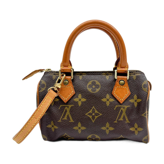 Nano Speedy Brown Monogram Canvas Crossbody Bag