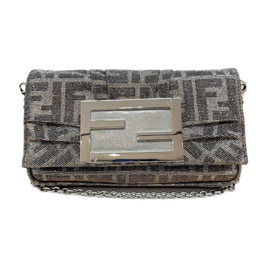 Mia Iridescent Silver Lurex Fendi