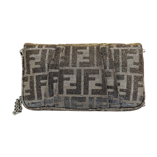 Mia Iridescent Silver Lurex Fendi