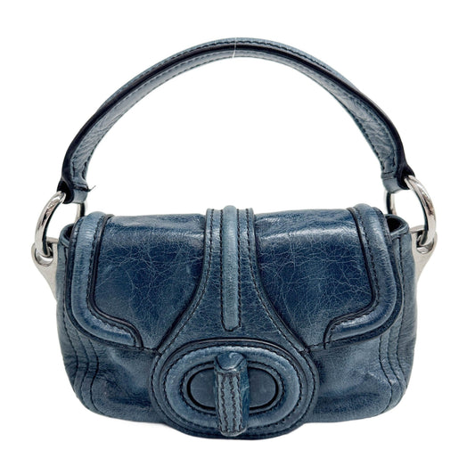 Mini Peacock Blue Hand Bag