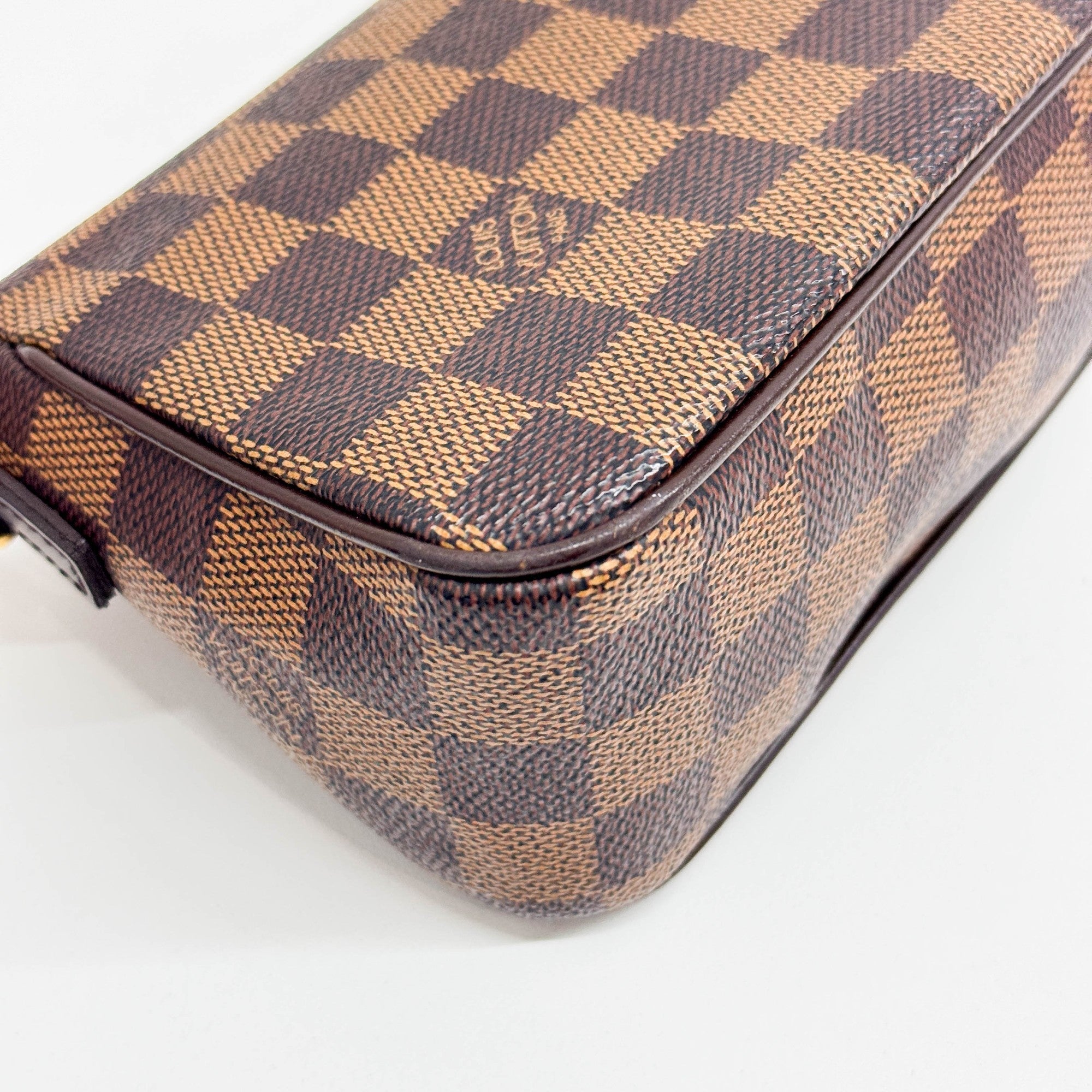 Recolator Damier Brown Canvas Shoulder Bag