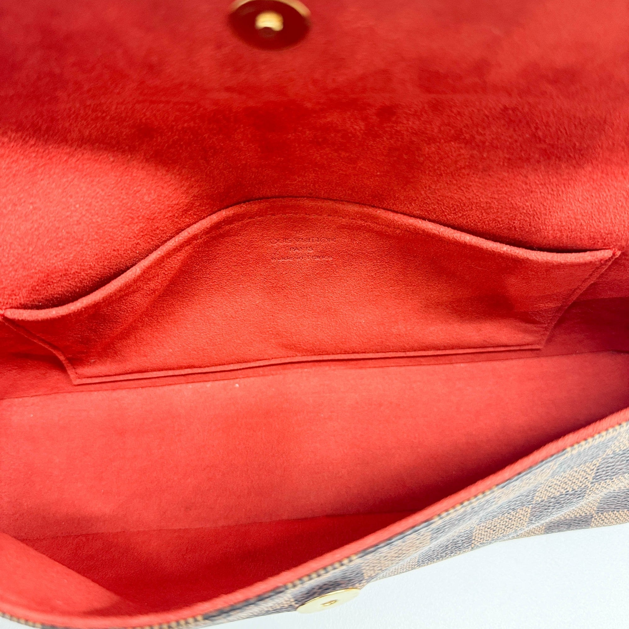 Recolator Damier Brown Canvas Shoulder Bag