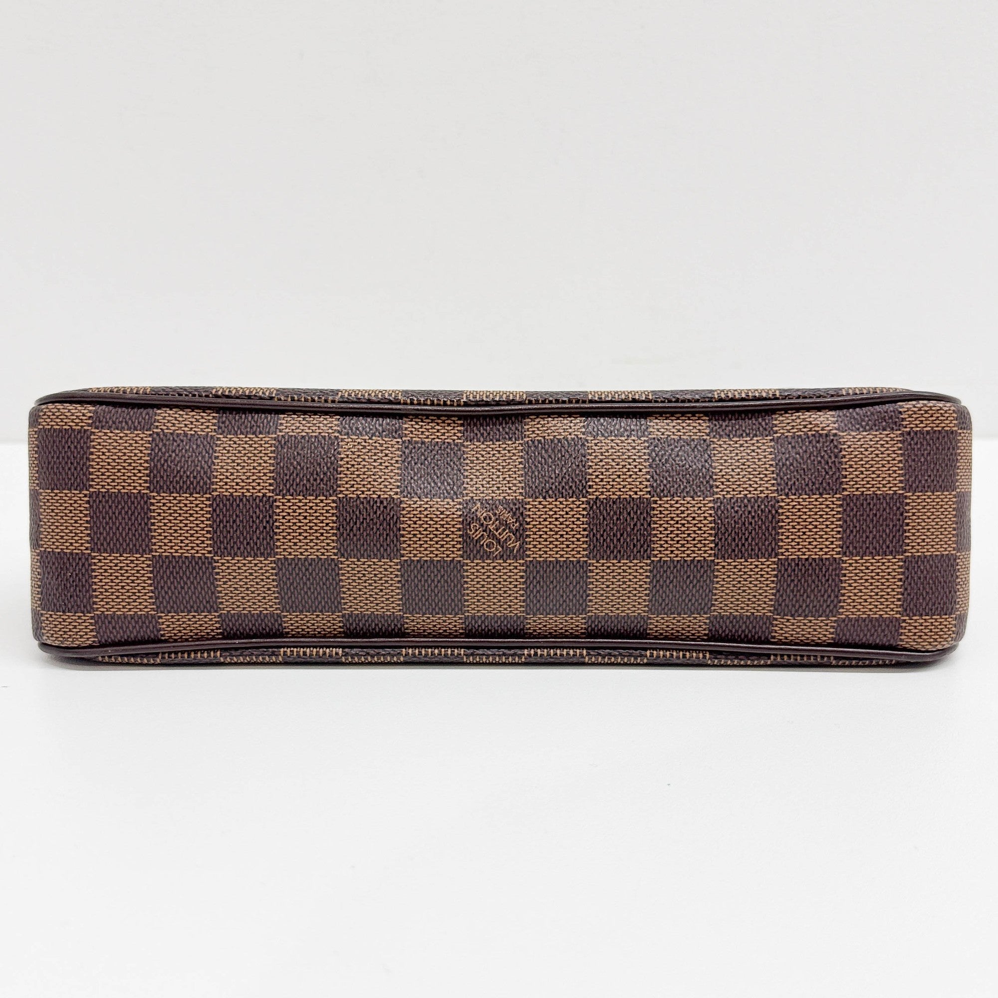 Recolator Damier Brown Canvas Shoulder Bag