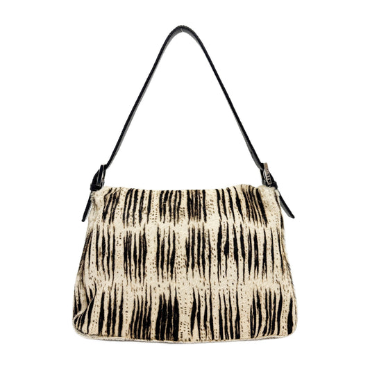 Mamma Baguette Zebra Print Shoulder Bag